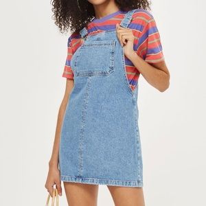 TopShop Moto Denim Jumper Dress